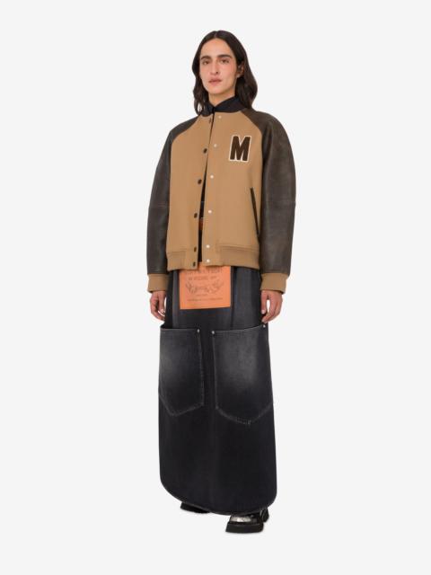Moschino WOOL CLOTH BOMBER JACKET