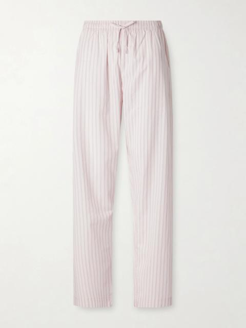 TEKLA Striped Organic Cotton Pajama Pants