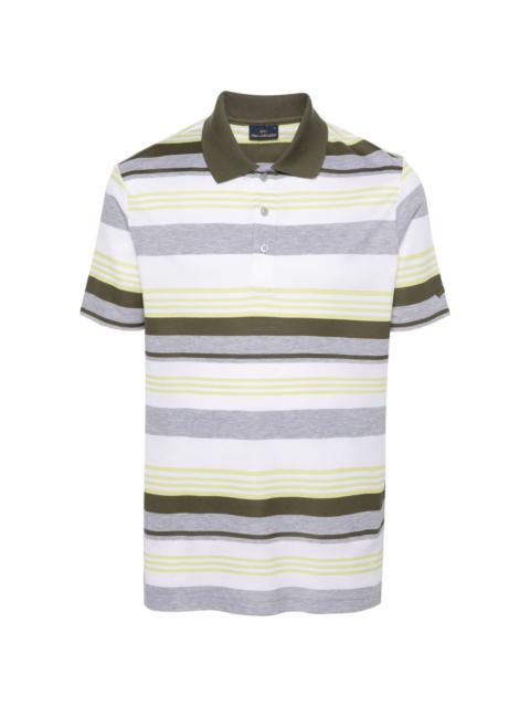 striped polo shirt