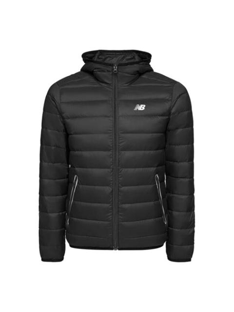 New Balance Sportswear Down Hooded Jacket 'Black' NP84S821-BK