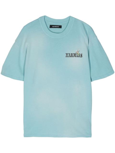 NAHMIAS logo-print cotton T-shirt