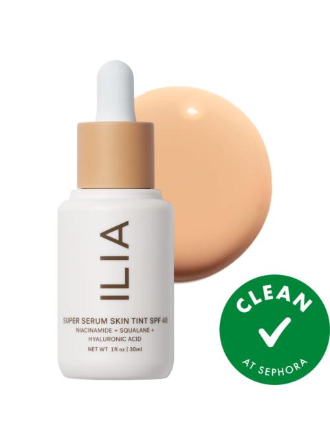ILIA Beauty Super Serum Skin Tint SPF 40 - Hydrating Foundation