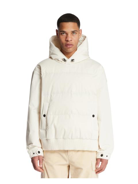Moncler Grenoble White Hooded Ski Jacket