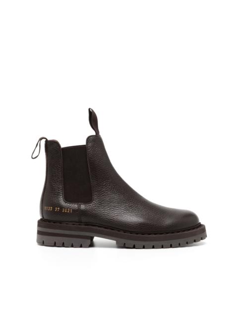 Common Projects Chelsea pebbled-leather ankle boots
