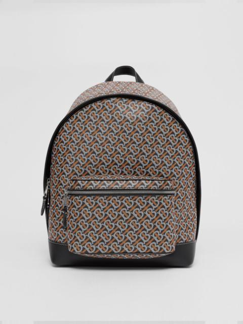 Burberry Monogram Print and Leather Backpack