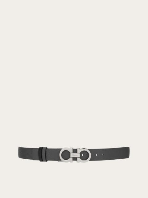 Reversible and adjustable Gancini belt