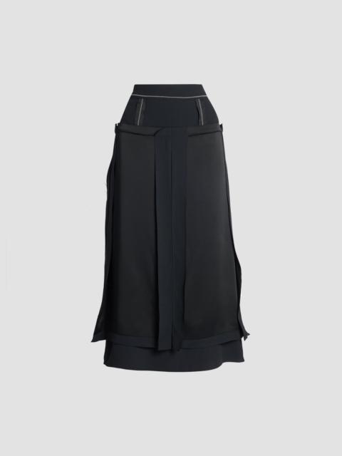 Erdem SATIN CADY MIDI SKIRT