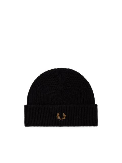 Fred Perry wool beanie hat