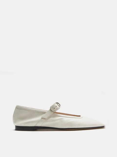 LE MONDE BÉRYL Ballet Mary Jane / Ecru Leather