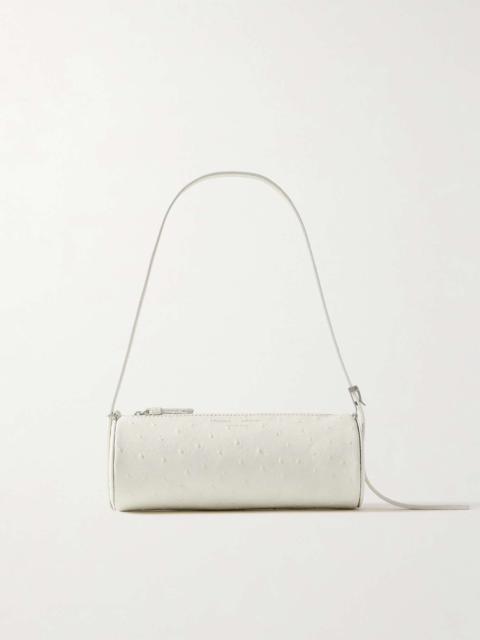 Silo textured-leather shoulder bag Cream