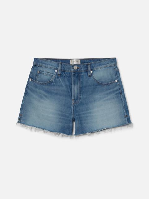 FRAME The Vintage Relaxed Short Raw Fray in Libra