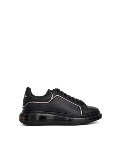 Alexander McQueen Larry Oversized Transparent Sneaker in Black/Fume