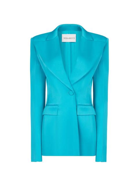 NINA RICCI Cady single-buttoned blazer