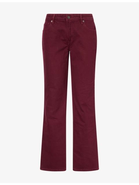 GOOD AMERICAN Vintage Low-Rise Bootcut Denim Jeans