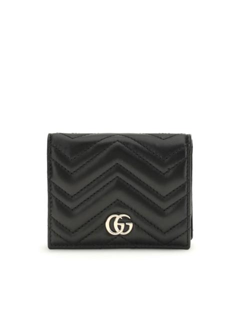 GUCCI GG Marmont chevron wallet