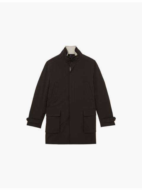 REISS Haylen Hybrid Overcoat with Removable Gilet