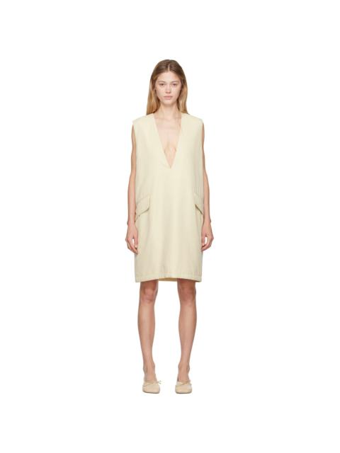 MM6 Maison Margiela Off-White Insulated Minidress