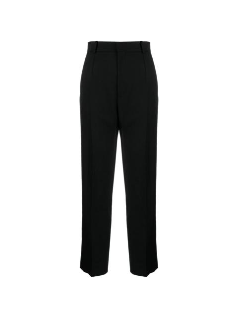 cropped tailored trousers