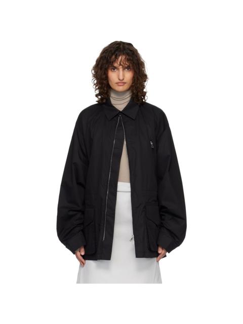 RIER Black Cotton Suit Field Jacket