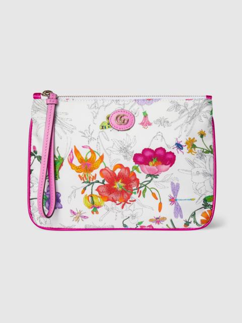 GUCCI Printed silk small pouch