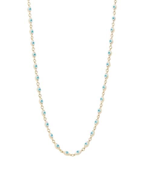 SYDNEY EVAN Women's Spiritual 14K Yellow Gold & Enamel Evil Eye Necklace