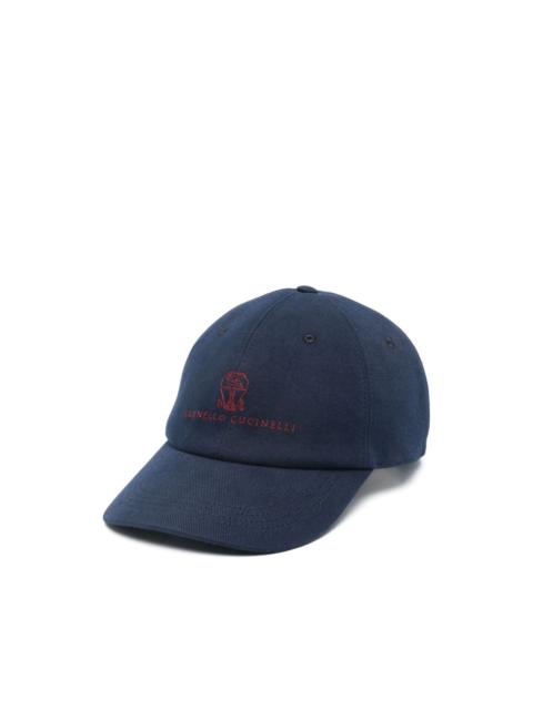 Brunello Cucinelli logo-embroidered baseball cap