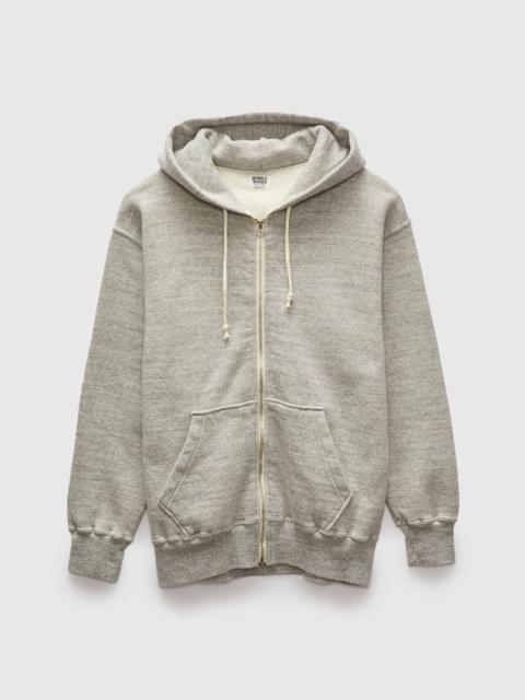 Warehouse & Co. Tsuriami Loopwheel Zip Hoodie in Heather Grey