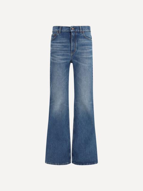 Chloé Jeans flared in organic cotton denim