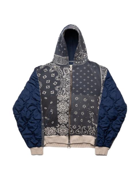 Kapital SWT Knit Bandana BIVOUAC Hooded Blouson - Black