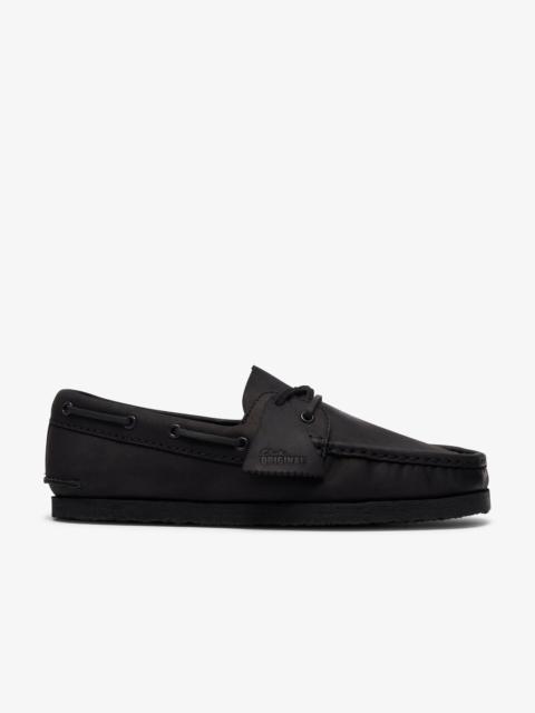 Clarks Originals Godney Boat
Black Leather
