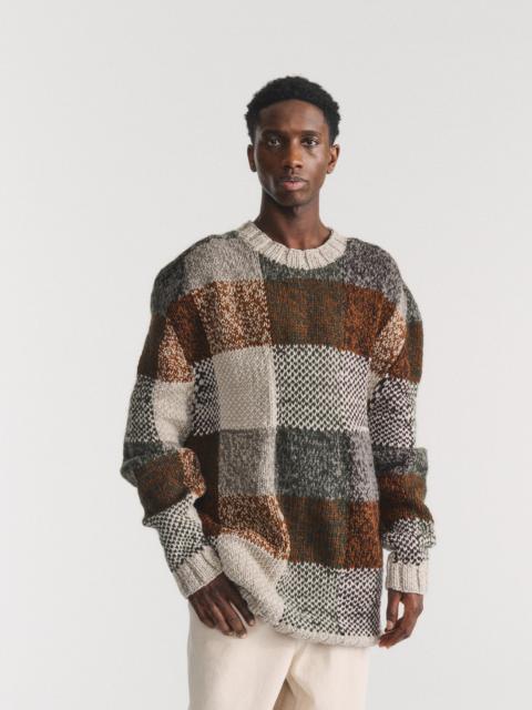 CASEY/CASEY PATCHWORK JUMPER - WOALP PATCH - MIXED COLORS