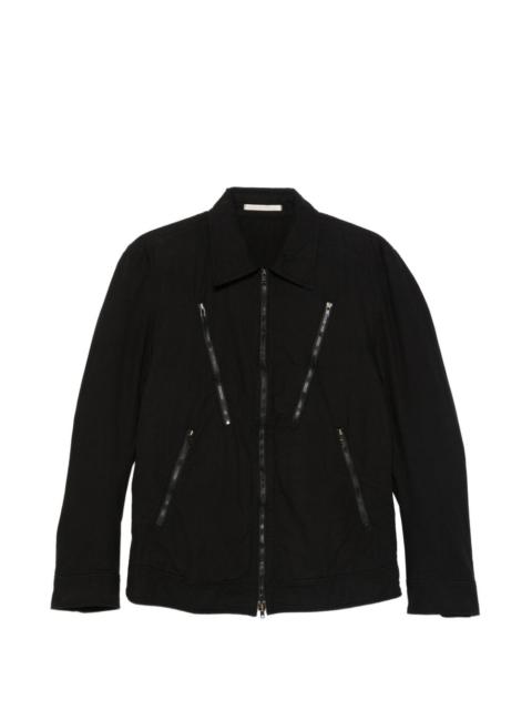 Yohji Yamamoto zip-detail jacket
