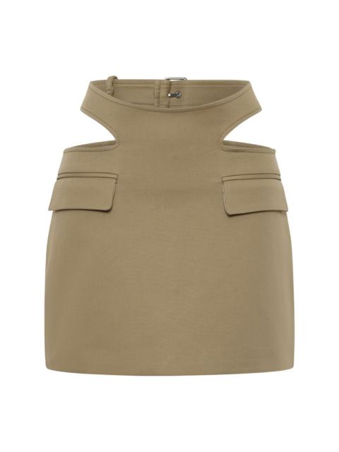 Dion Lee Y-front buckle skirt