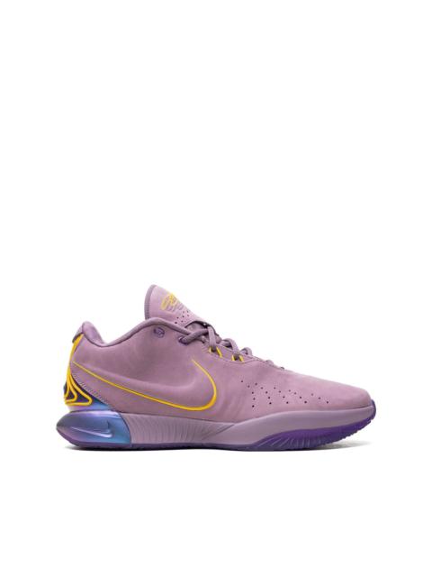 LeBron XXI "Purple Rain" sneakers