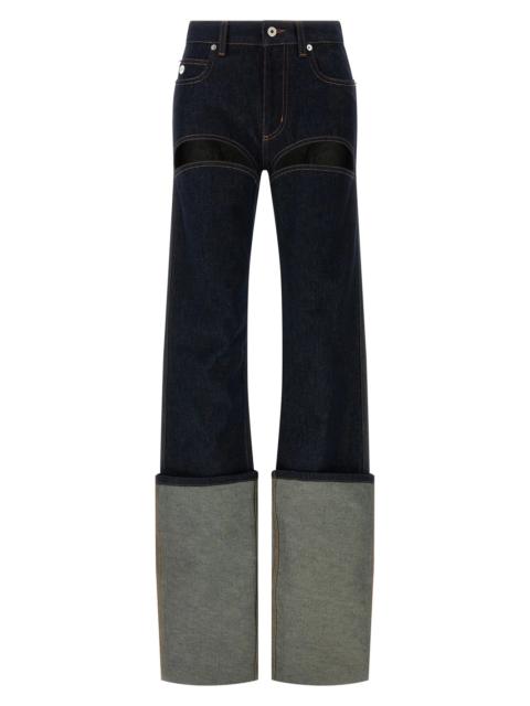 Jean Paul Gaultier 'Denim Pants With Cuts On Front' jeans