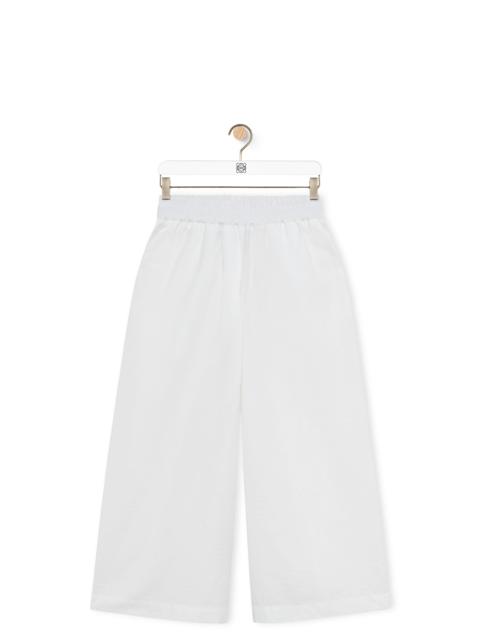 Loewe Cropped trousers in cotton