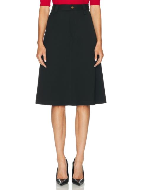 WILLY CHAVARRIA Midi Uniform Skirt