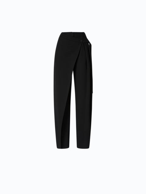 PINKO WIDE-LEG WRAP TROUSERS