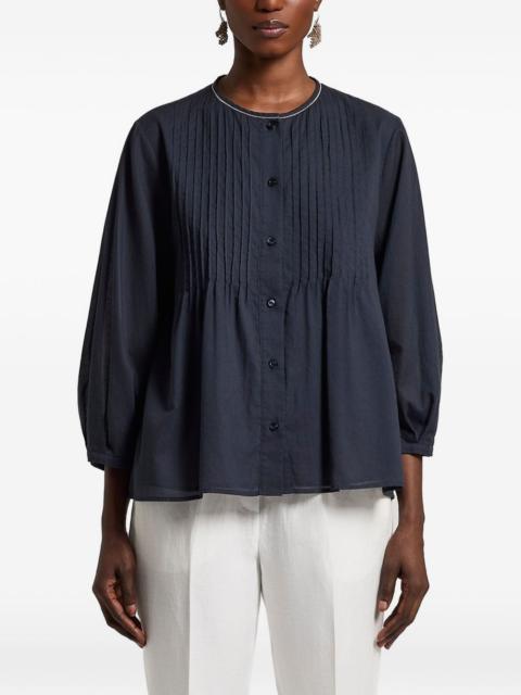PESERICO pintuck-detail blouse