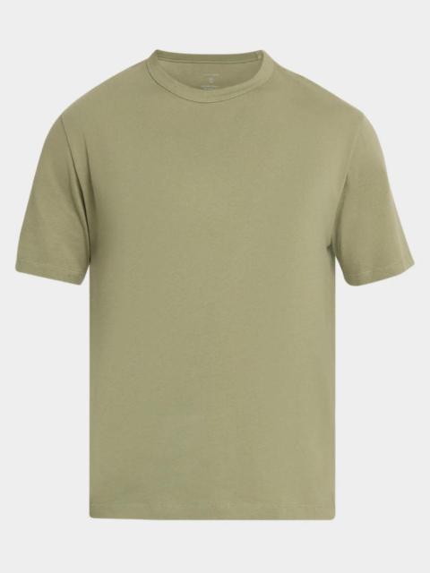 OFFICINE GÉNÉRALE Men's Organic Cotton Crewneck T-Shirt
