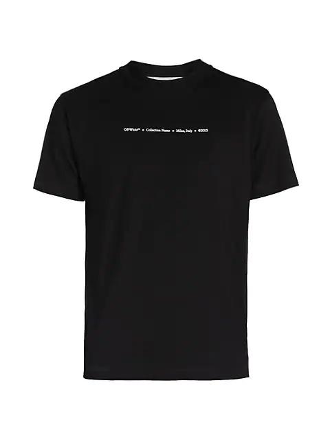 Off-White Tornado Arrow Logo Cotton T-Shirt