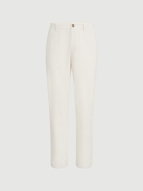 Brunello Cucinelli Garment-dyed trousers in cotton corduroy