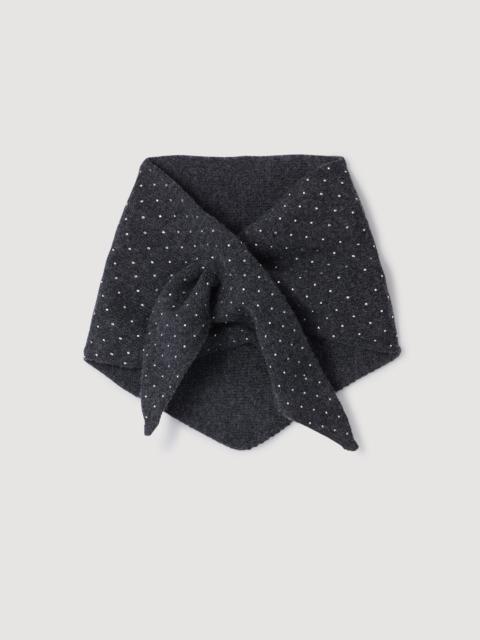 Sandro WOOL AND CASHMERE SCARF
