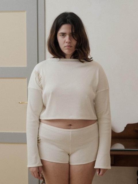 Root Crop Long Sleeve Tee - Recycled Cotton Rib