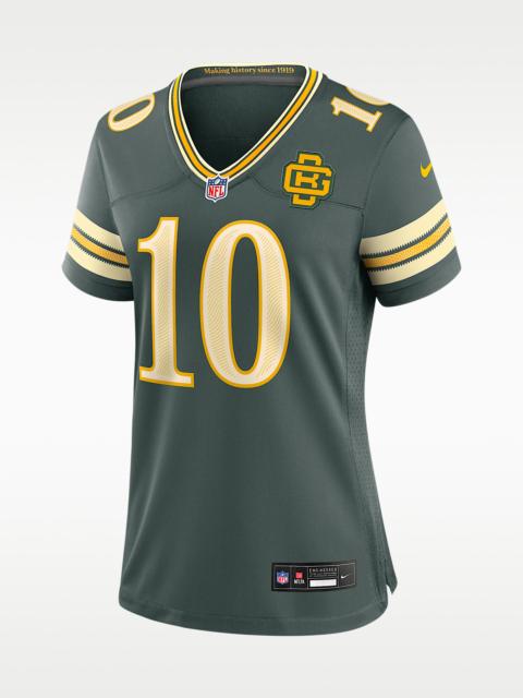 Jordan Jordan Love Green Bay Packers Rivalries Collection Women's Nike NFL Game Jersey