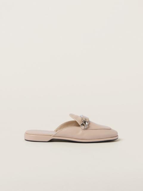 Miu Miu Leather loafers