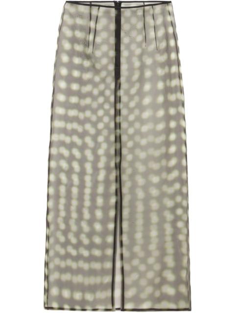 16ARLINGTON Dia midi skirt