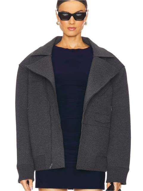 NORMA KAMALI Oversized Moto Jacket