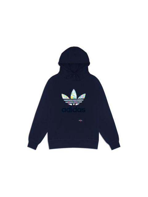 Noah Noah x adidas Floral Paisley Applique Hoodie Navy