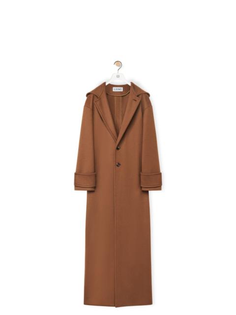 Loewe Hooded coat in cashmere